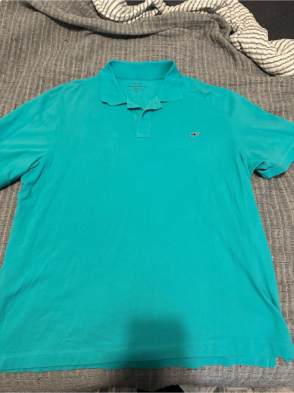Vineyard Vines Men's Teal Polo Shirt